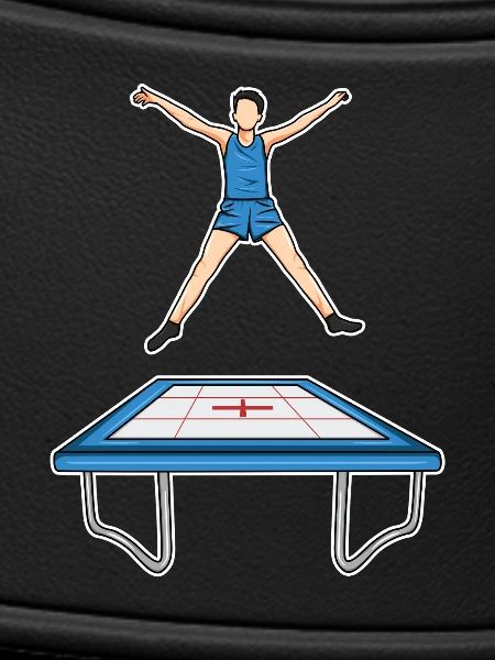 Funny Trampoline Kid