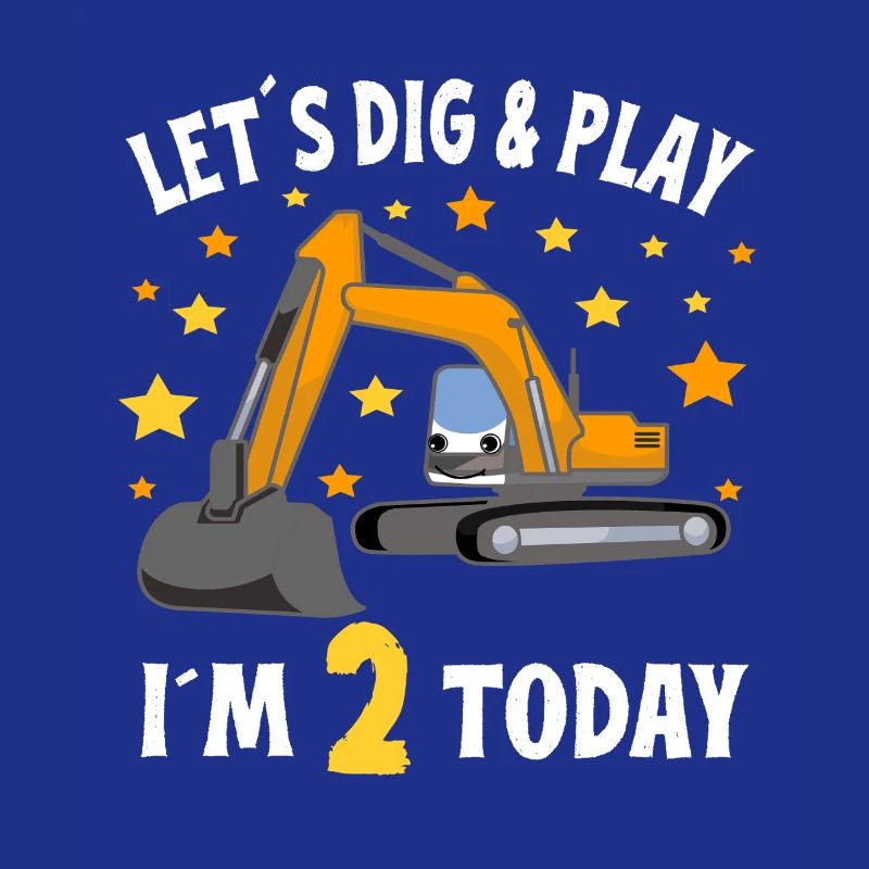 2. Geburtstag Junge 2. Geburtstag Bagger