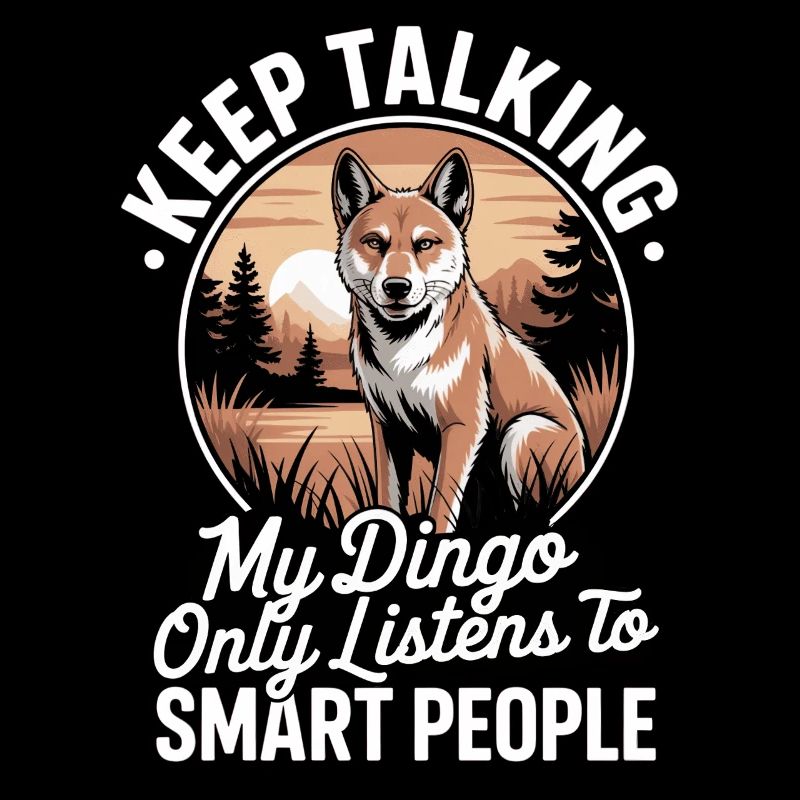 Dingo Australian Wild Dog Animal Lover Design