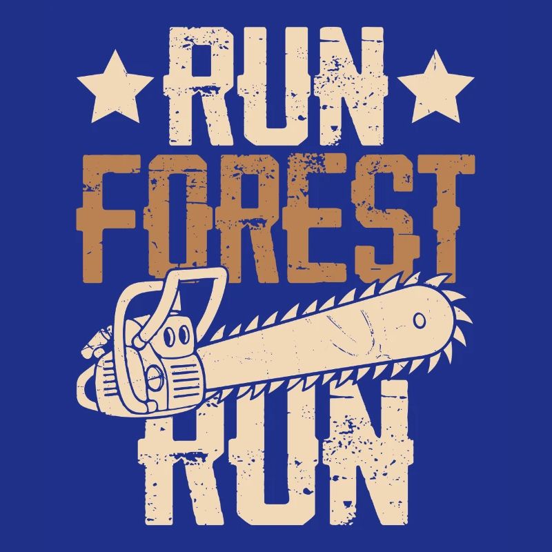 Forest Path Chainsaw Vintage Run Forest Run