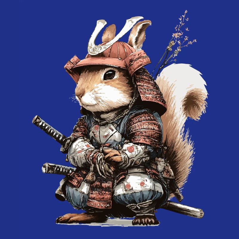 Squirrel Samurai in Armor