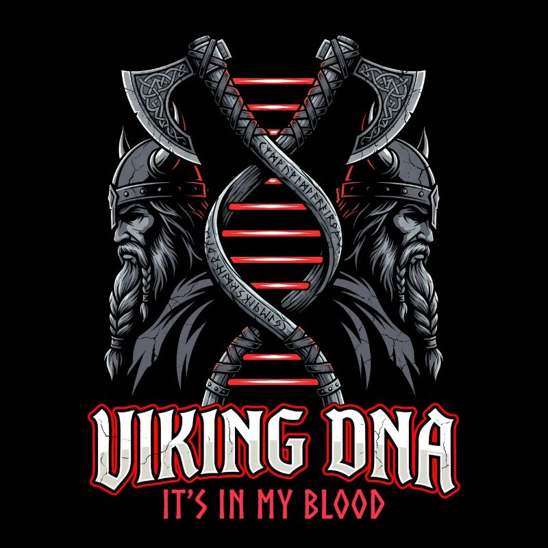 Symbole de hache à ADN viking – C’est dans le sang