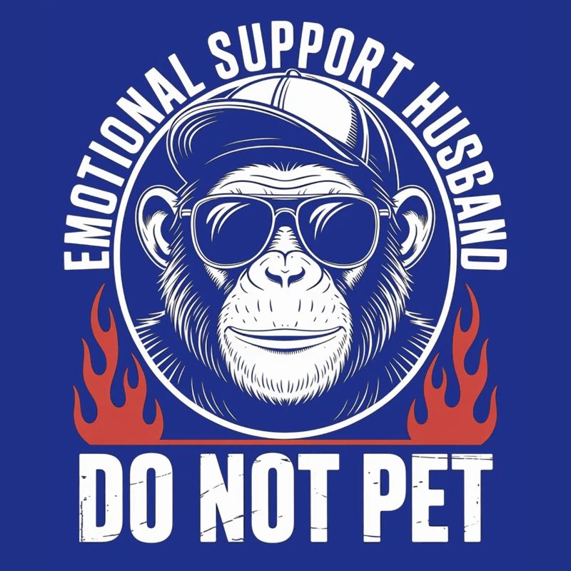 Emotional Support Husband Monkey