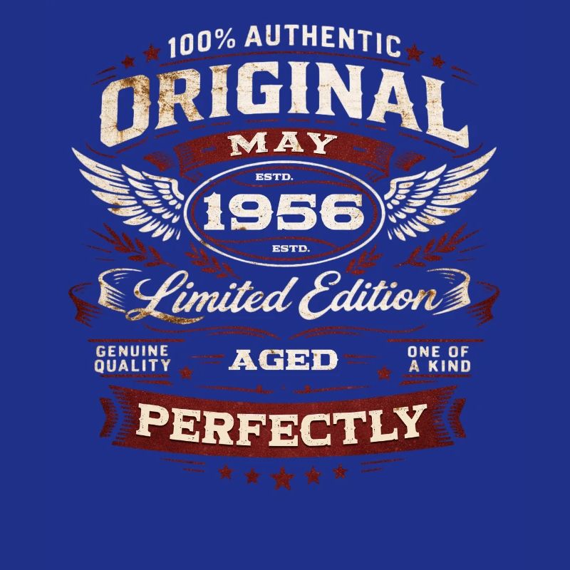 70. Geburtstag Geschenk Mann Original Mai 1956