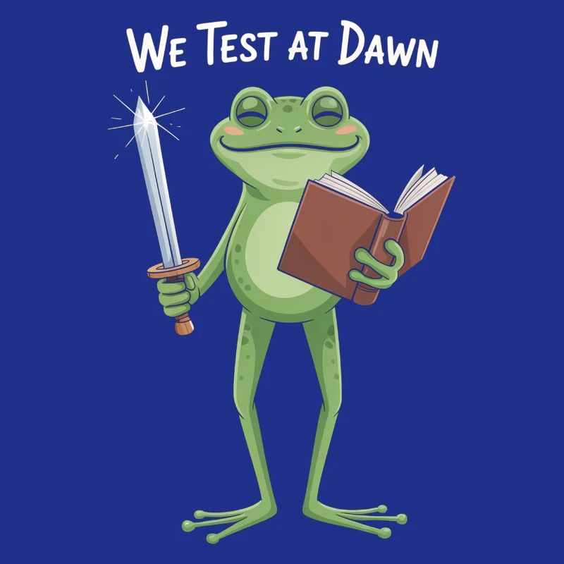 We Test at Dawn Frog Knight