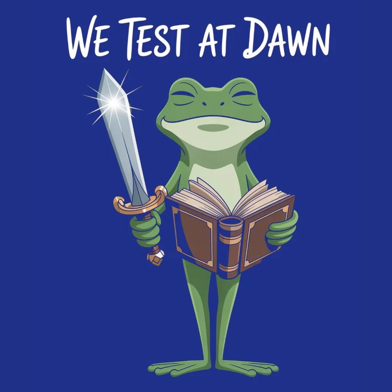 Grenouille de Test de l’Aube : Épée & Parchemin