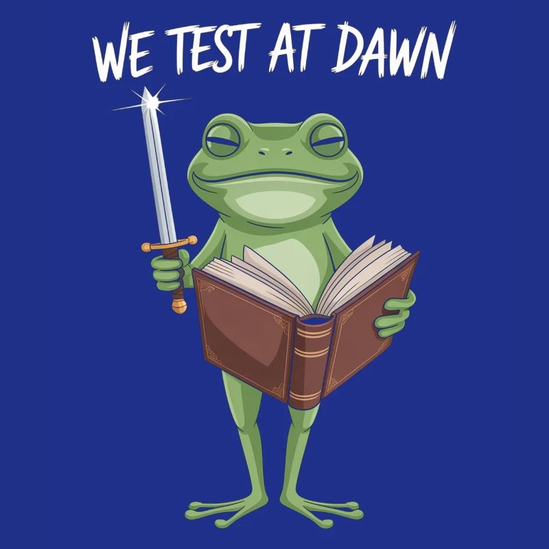 We Test at Dawn Frog Wizard