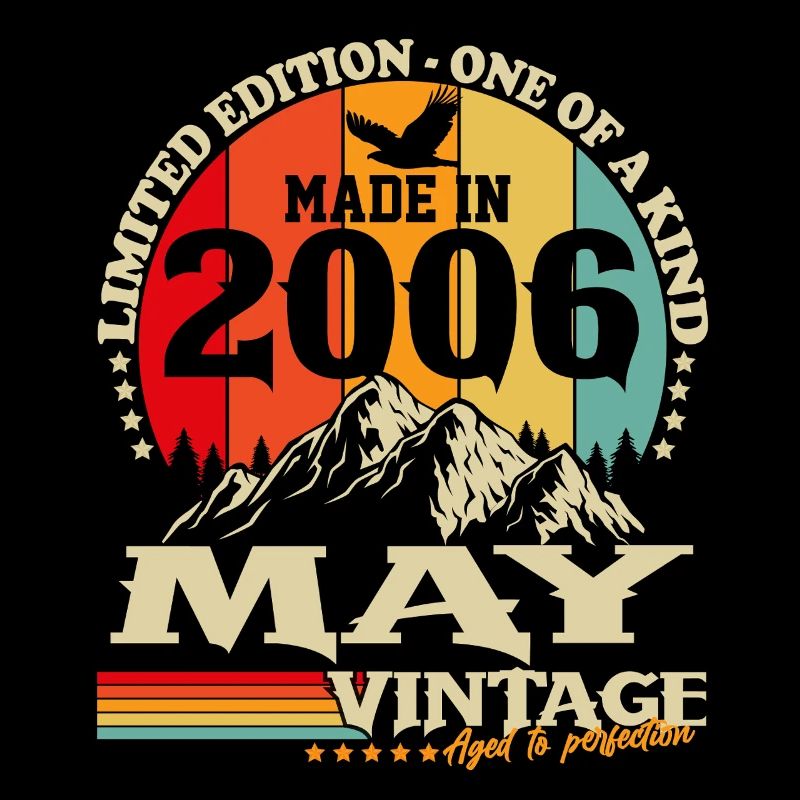 May 2006 Vintage Born Birthday Gift