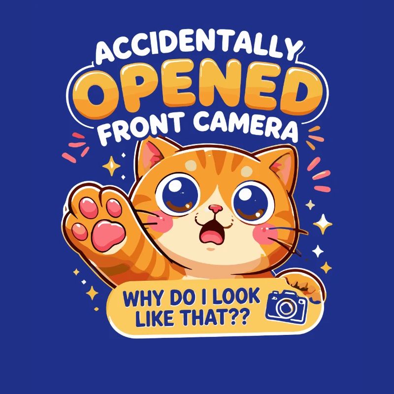 Chat caméra frontale ouvert accidentellement