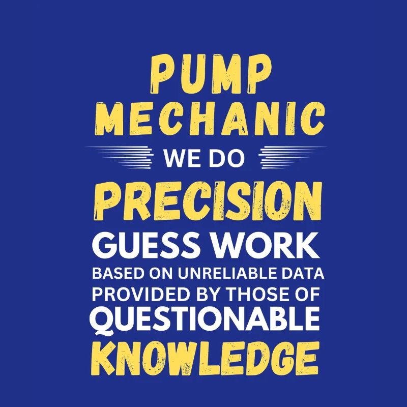Pump Mechanic - We Do Precision Guesswork
