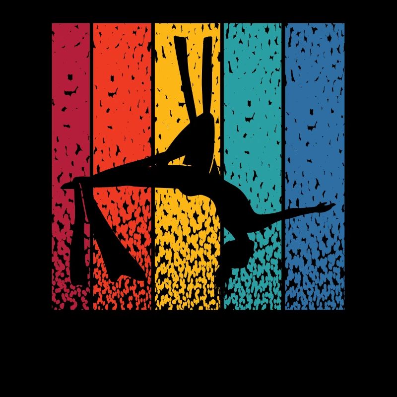 Vertical Cloth Vintage Aerial Acrobatics Aerial Silk