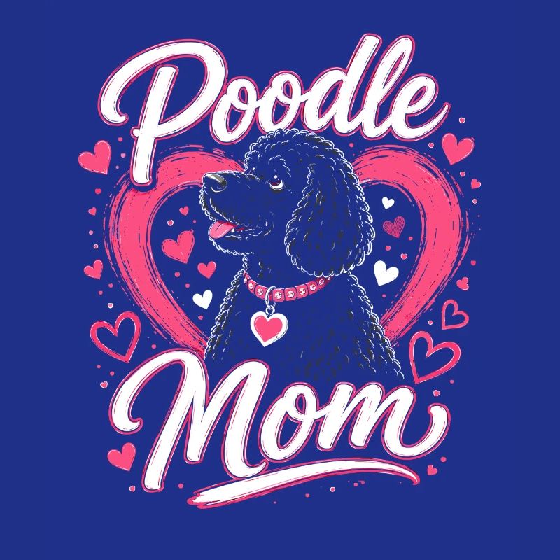 Pudel Mama Herzchen Design