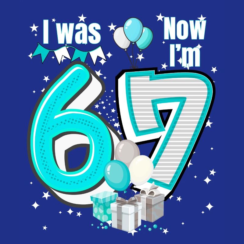 Ich war 6 Jetzt bin ich 7 Geburtstagsshirt Kinder 7 Geburtstag