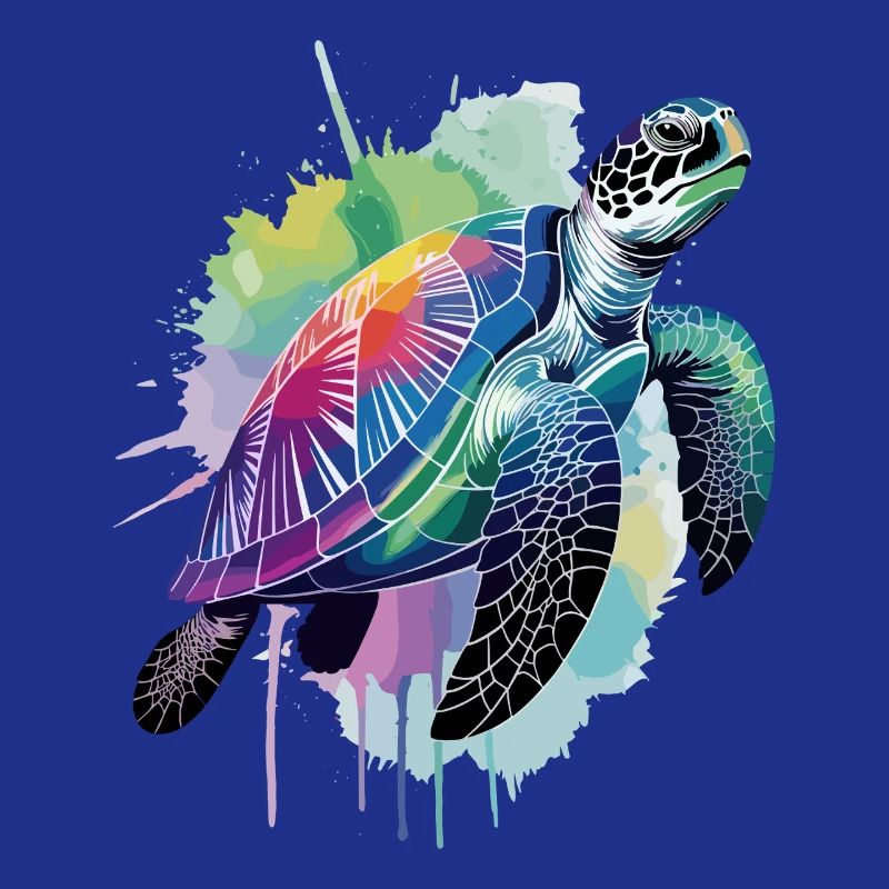 Sea turtle, turtle, water turtle