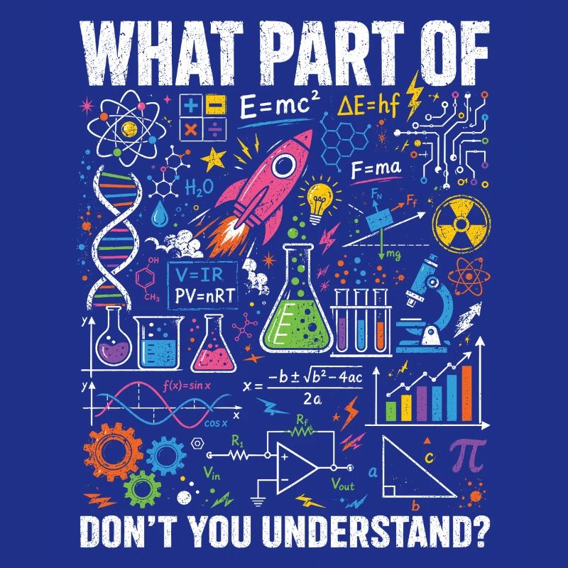 Physics Math Science Saying Shirt