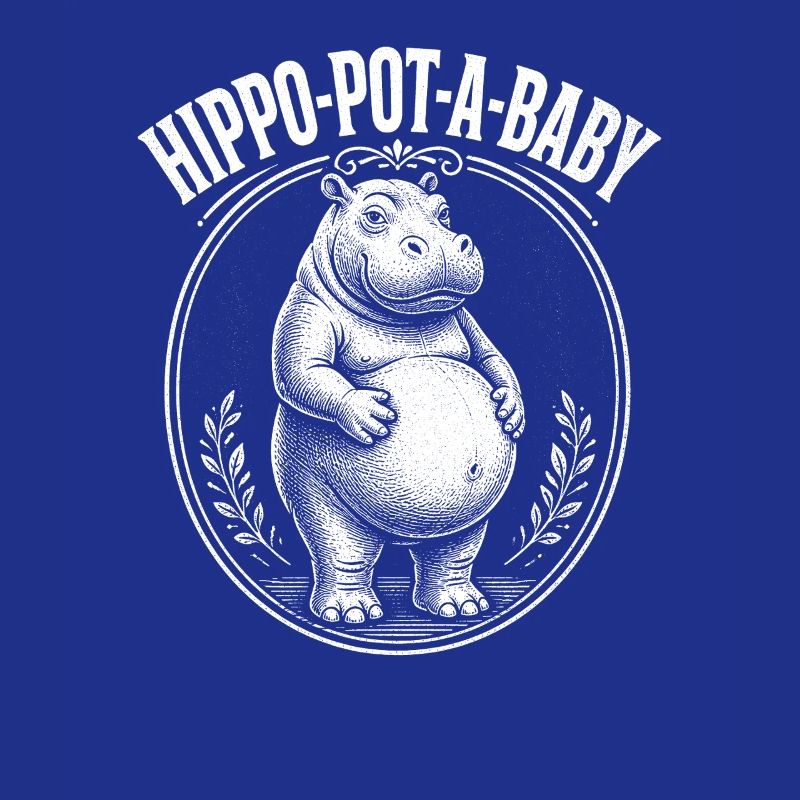 Mère enceinte Hippopotam-un-bébé Hippopotam-un-bébé Hippopotame