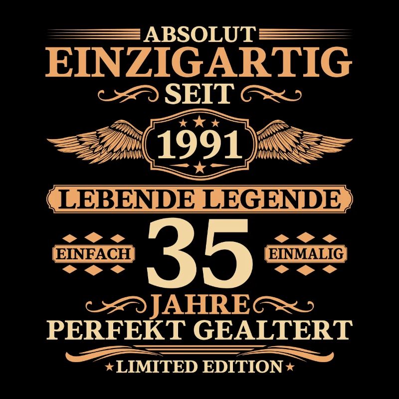 Einzigartig seit 1991 – 35. Geburtstag Geschenk