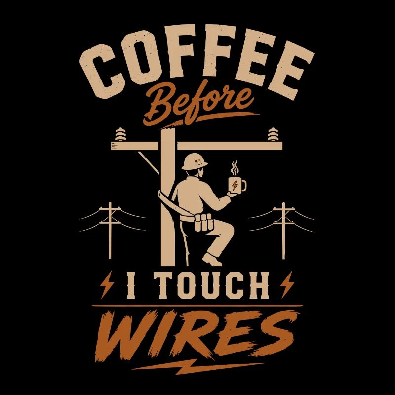 Coffee Before I Touch Cables