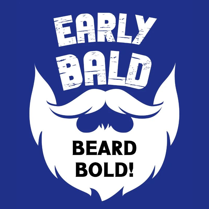 Early Bald Beard Bold