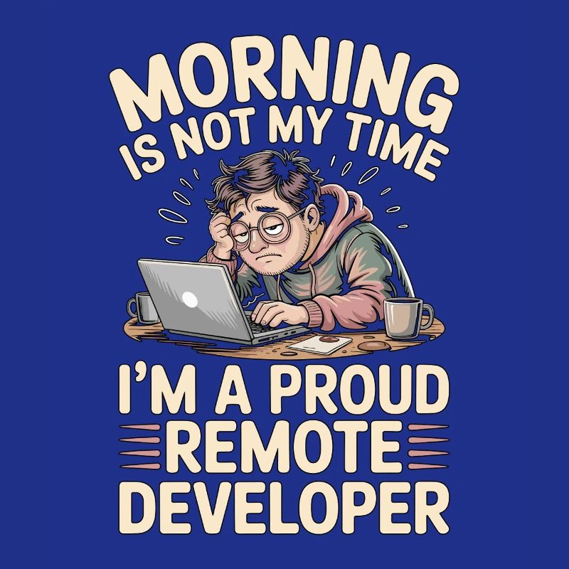 Remote Developer Morning Is Not My Web Developer