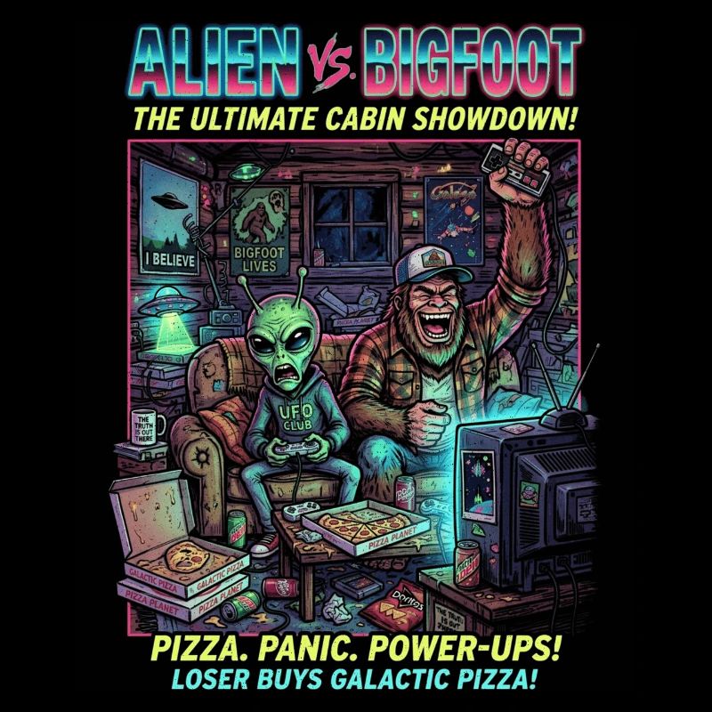 Alien vs Bigfoot – Cabin Showdown Gaming