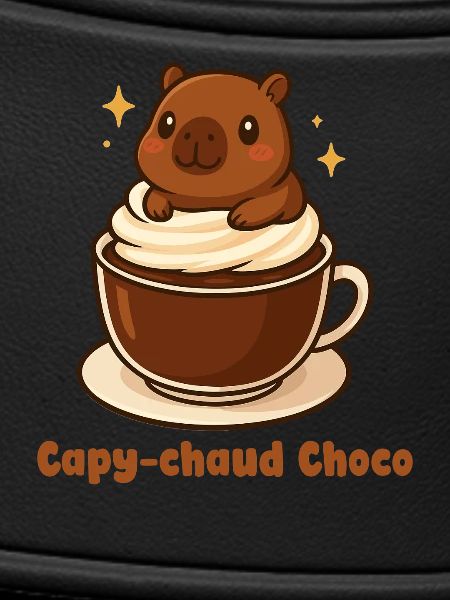 Chocolat chaud Choco Capybara Kawaii