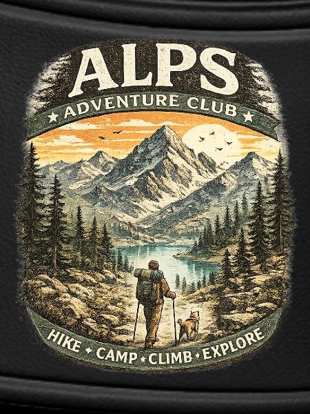 Alps Adventure Patch Mountains
