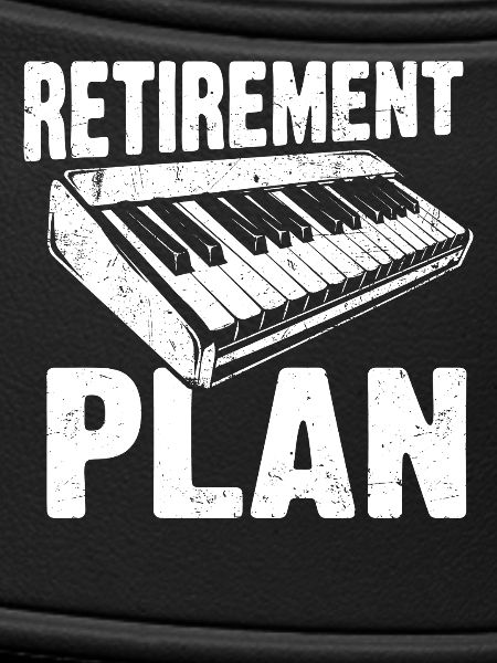 Retirement Plan Piano Keyboard