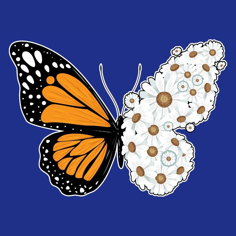Schmetterling Gänseblümchen