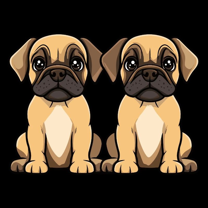 Bullmastiff Hund Comic