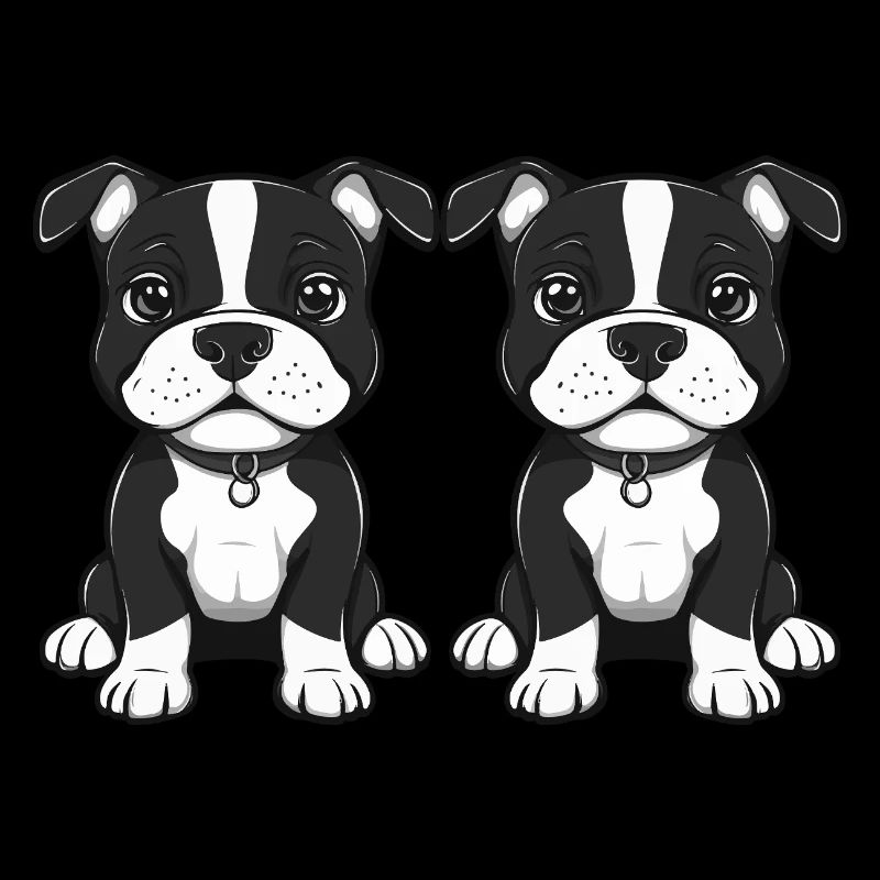 Pit Terrier Hund Comic