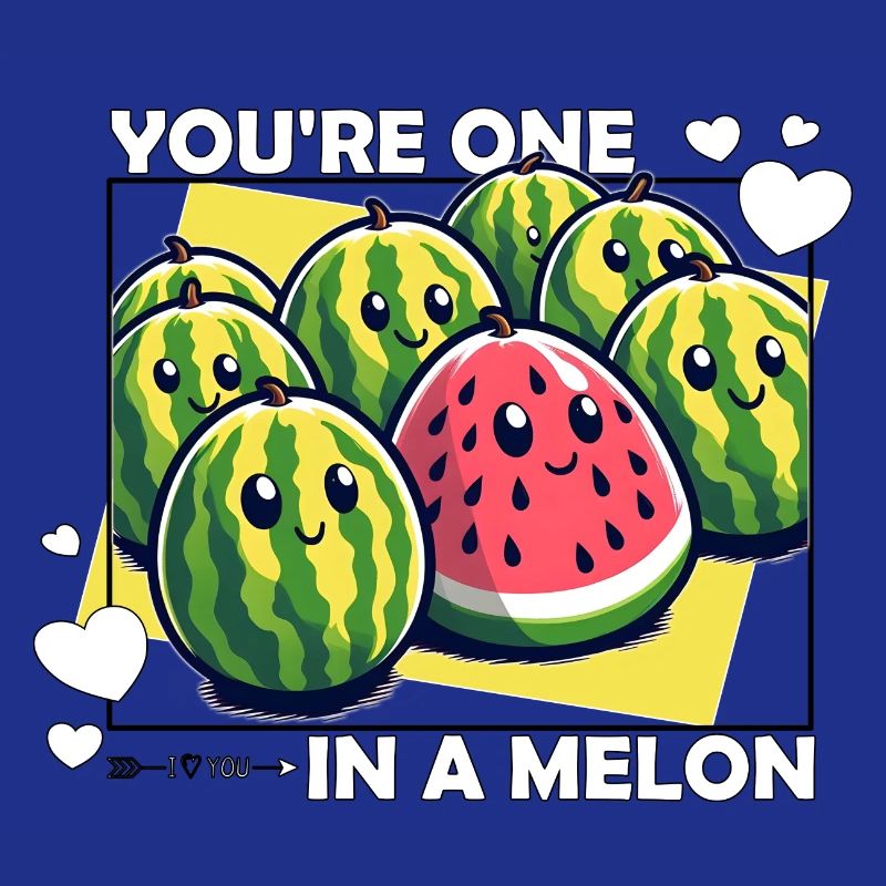 SIE SIND EINER IN EINER MELONE