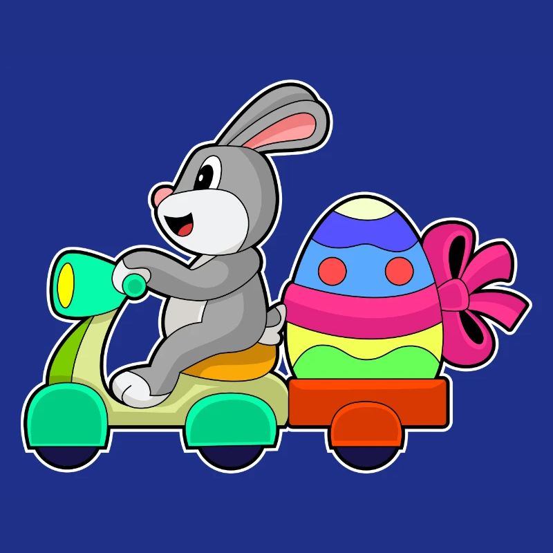 Bunny Easter Easter Egg Delivery Service