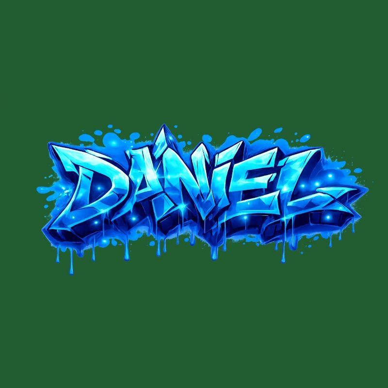 Graffiti DANIEL Name Gift Ideal Printable