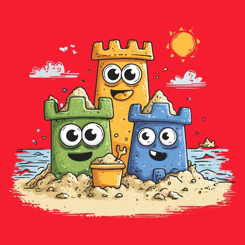 Héros bac à sable sur la plage