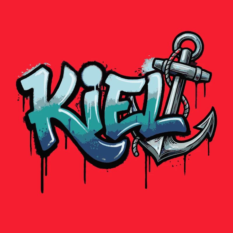 Kiel Graffiti Anchor Schleswig-Holstein