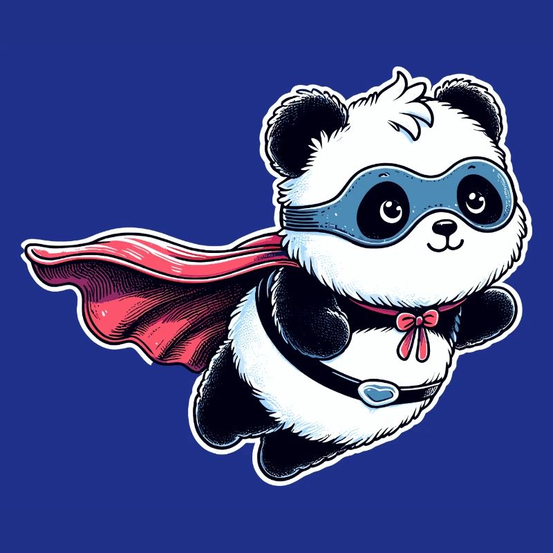 Panda Bär Helden Bärchen Superhelden Teddy