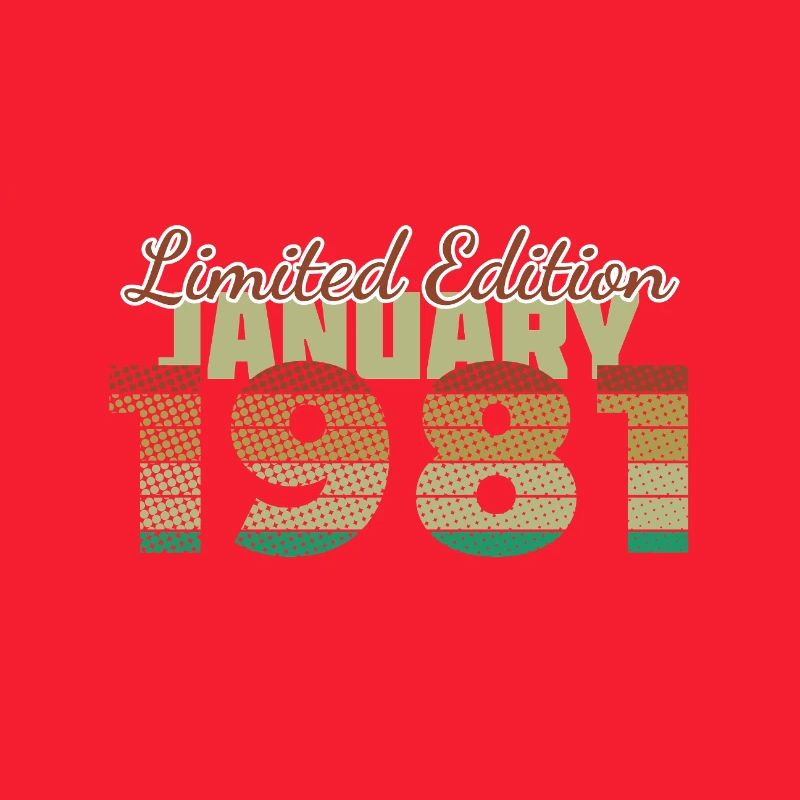 45e anniversaire Édition Limitée (SCR) 01/1981