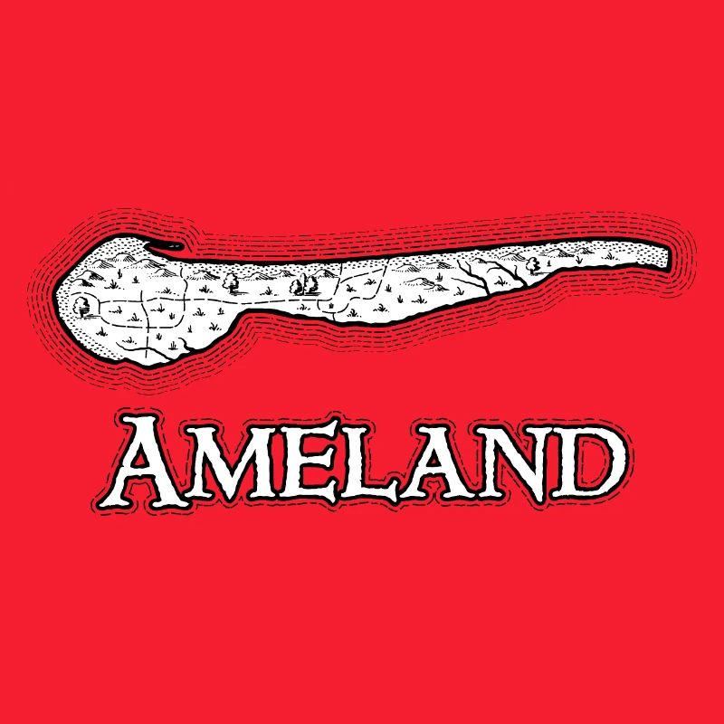 Ameland | Antique map | Treasure map