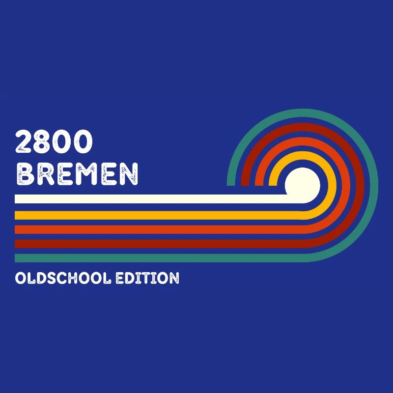 Bremen Retro Shirt 2800 Oldschool Code postal