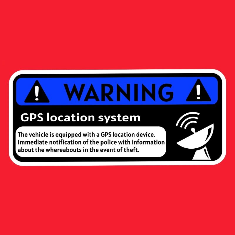 Alerte GPS Sticker