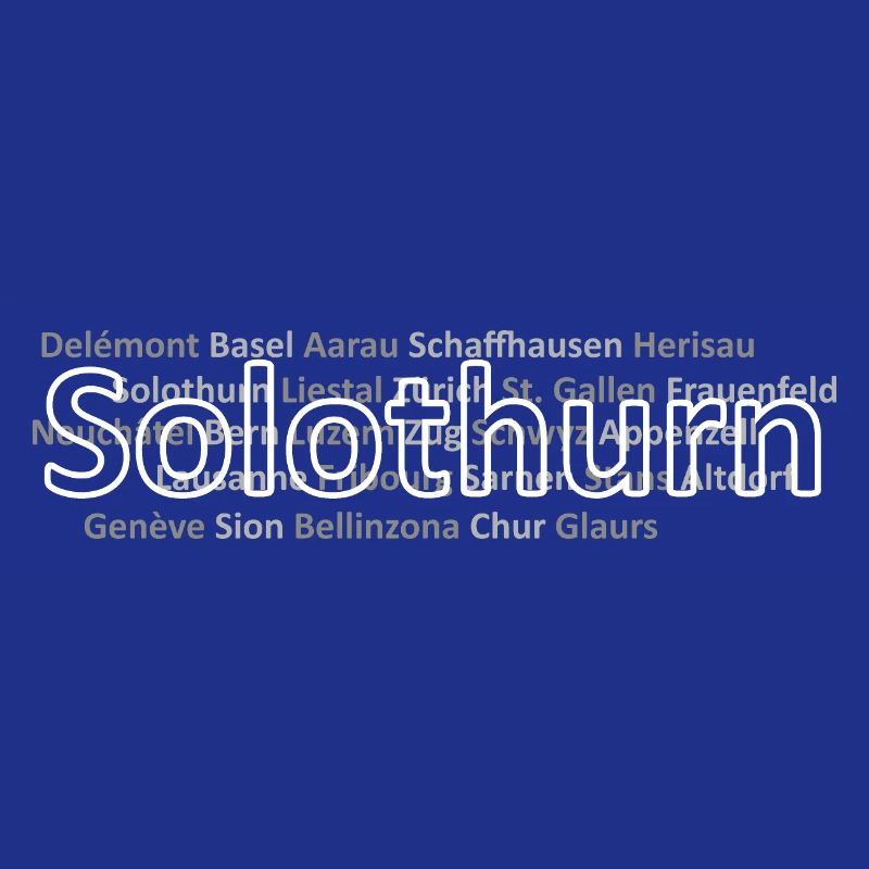 Schweizer Städte Solothurn
