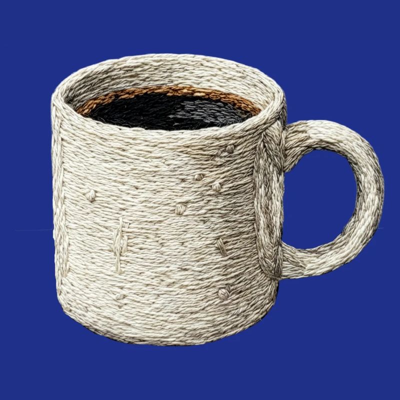 Embroidered filter coffee – lungo (printed)