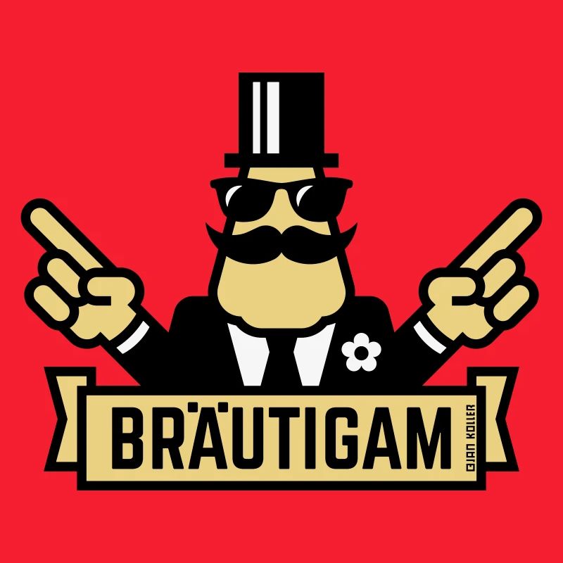 Bräutigam Handzeichen (Polterabend / JGA / 3C)