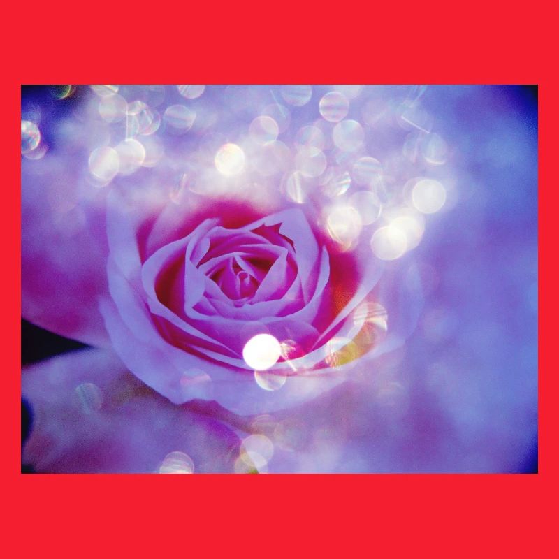 Rose's bright multiple exposure
