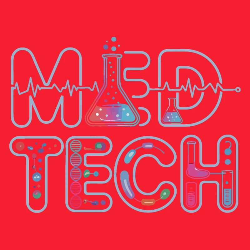 Conception de la science néon du laboratoire MedTech