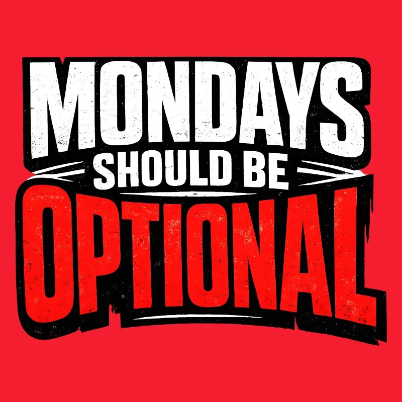 Monday should be optional Vintage