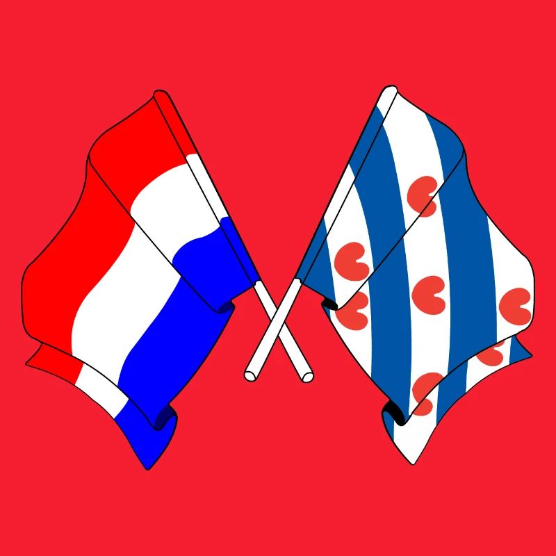 Drapeau des Pays-Bas, Frise croisé