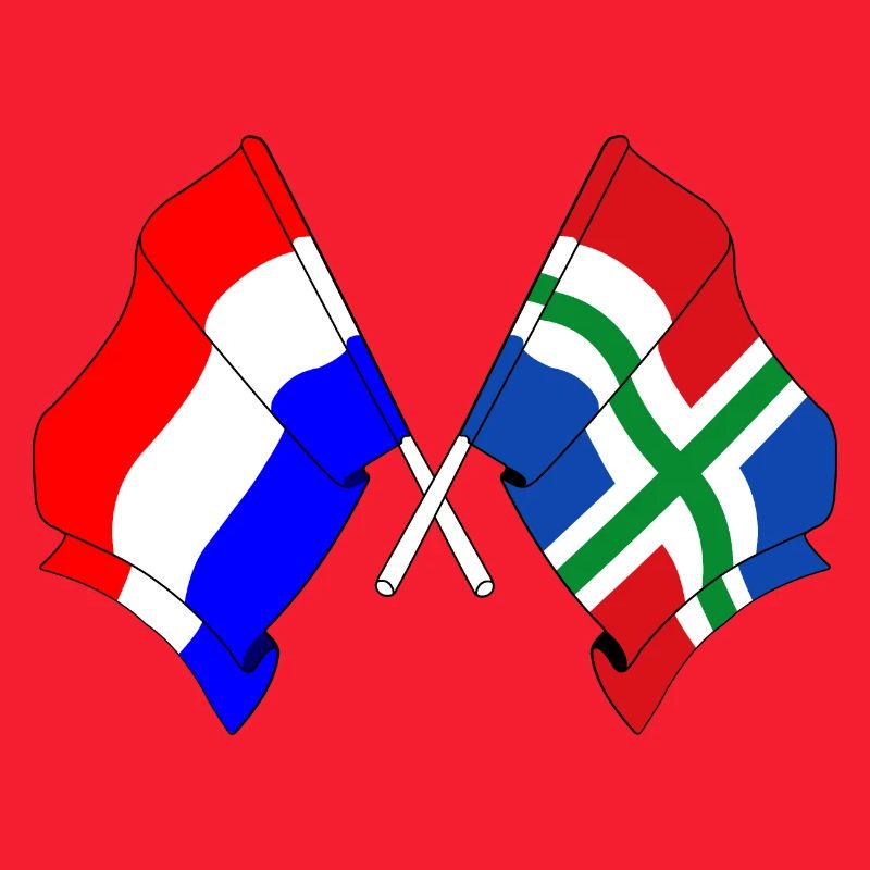 Drapeau Pays-Bas, Groningue
