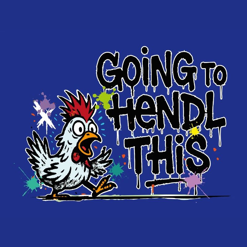 Going to Hendl This Saying Pun Chickens